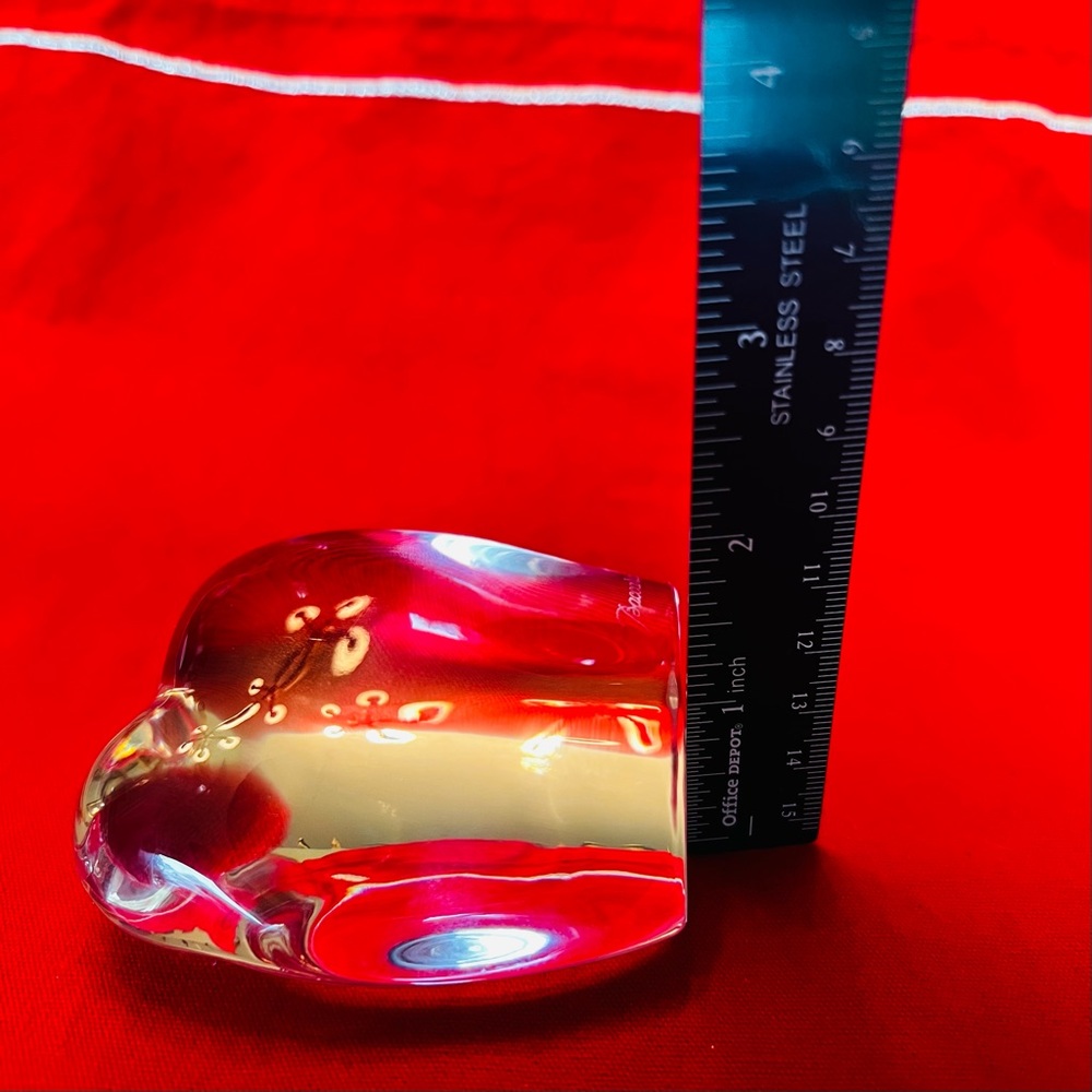 Baccarat - Clear Glass Elephant Sculpture - Home Art Accent - Picture 8 of 9